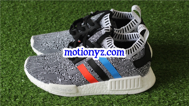 Real Boost Adidas NMD R1 Primiknit Tri Color Grey